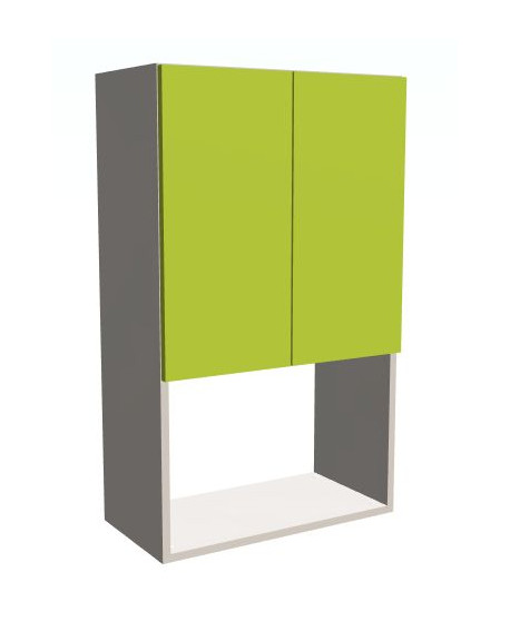 GÓRNA SZAFKA Z JEDNYM FRONTEM I ZABUDOWĄ MIKROFALÓWKI