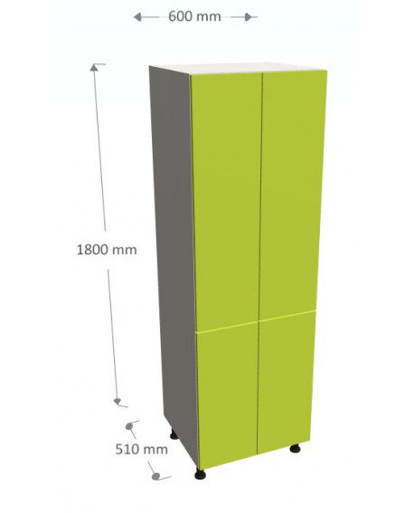 BOTTOM POST WITH SHELVES 4 FRONTS