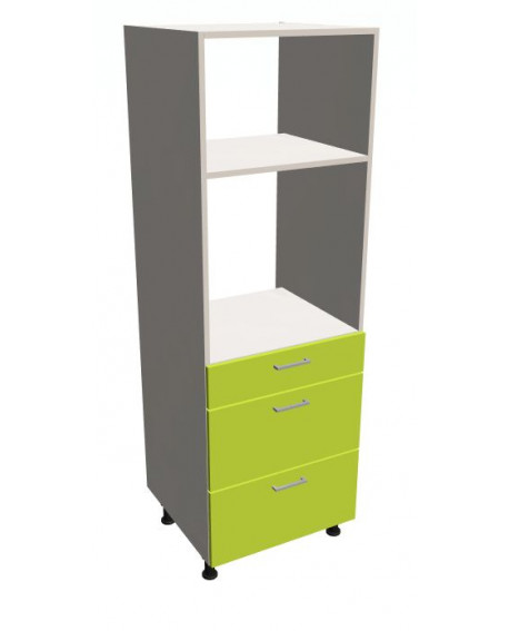 LOWER BAR FOR BUILT-IN OVEN AND MICROWAVE OVEN MEDIUM 2 DRAWERS